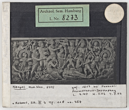 preview Neapel, Mus.Naz.6705
Prometheus-Sarkophag
gef. 1817 bei Pozzuoli Diasammlung